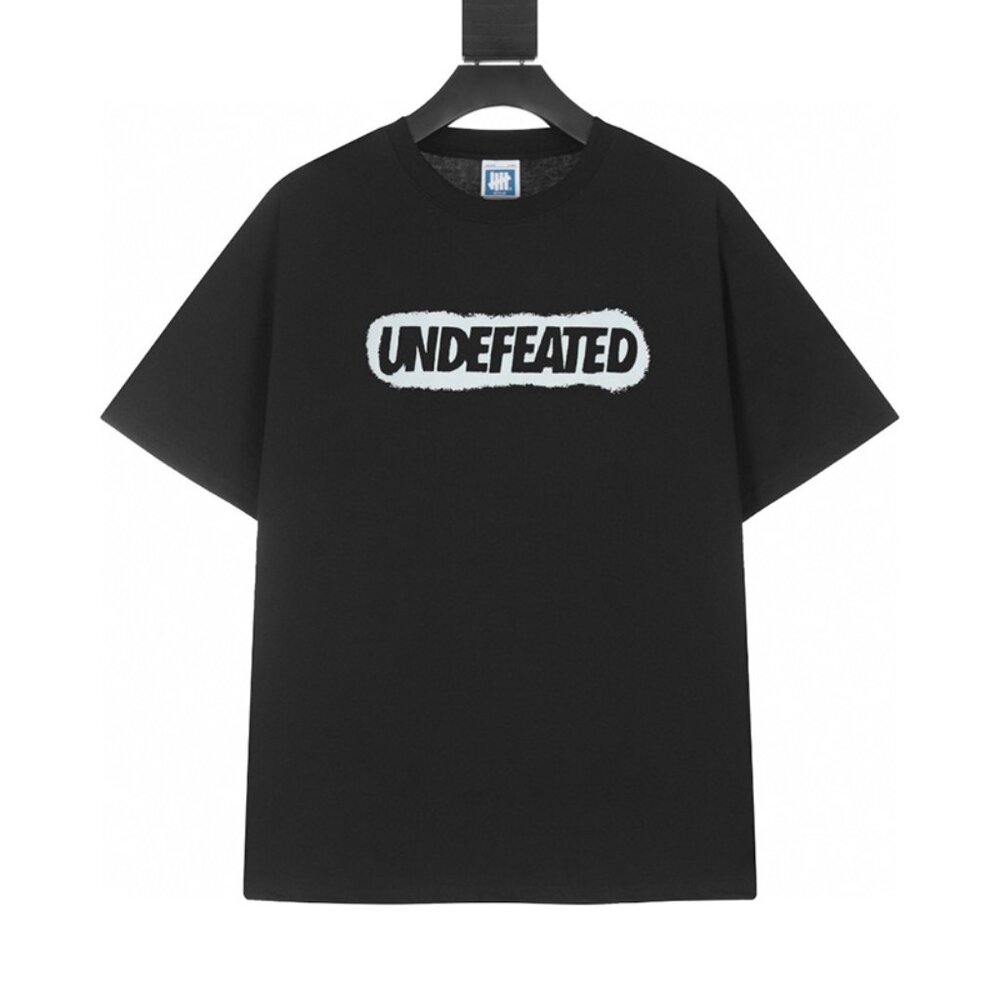 Undefeated Black Letter Print T-Shirt
